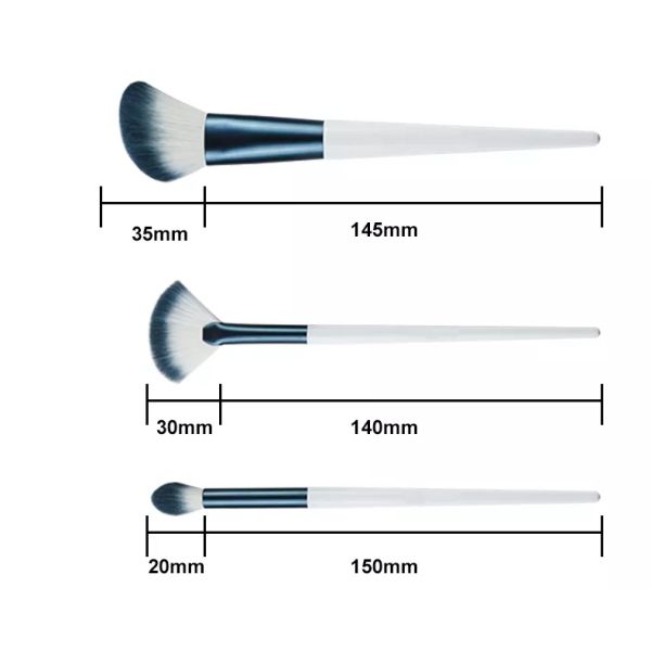 Soft Hair Cosmetic Tools For Professional Makeup Skin Like Finish