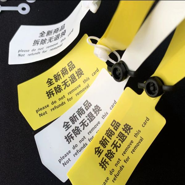 Versatile PVC Soft Label Seal Anti-Theft Buckle for Disposable Shoes Clothes and Bags