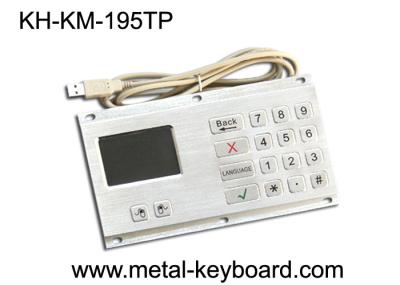 Anti - teclado industrial do vândalo com material de aço inoxidável do Touchpad