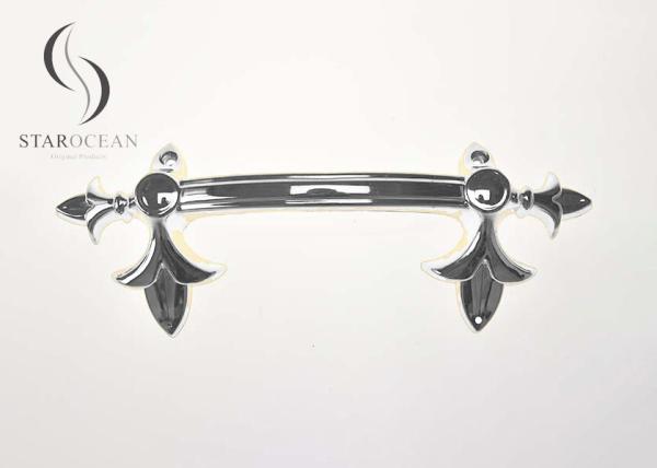 Silver Casket Hardware Funeral PP Recycle Plastic Coffin Handle Ornamental P9001-C