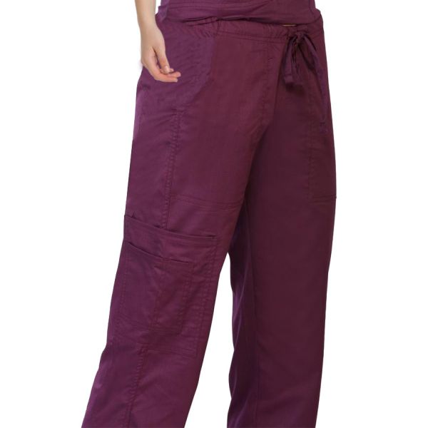 Медсестра кармана заплаты 200 брюк карманов вставки GSM Unisex простая медицинская Scrubs