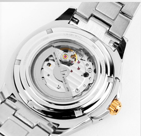Stainless Steel Skeleton Men's Mechanical Automatic Watch OEM