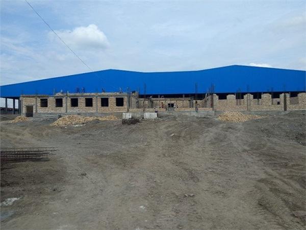 Steel Structure Cold Storage Building With Galvanized Steel Q235B Roof Purlin