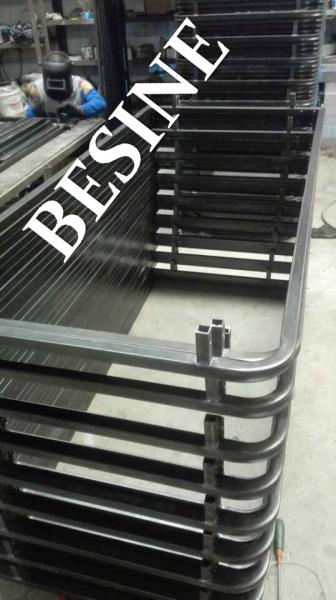 stainless steel bakery trolleys