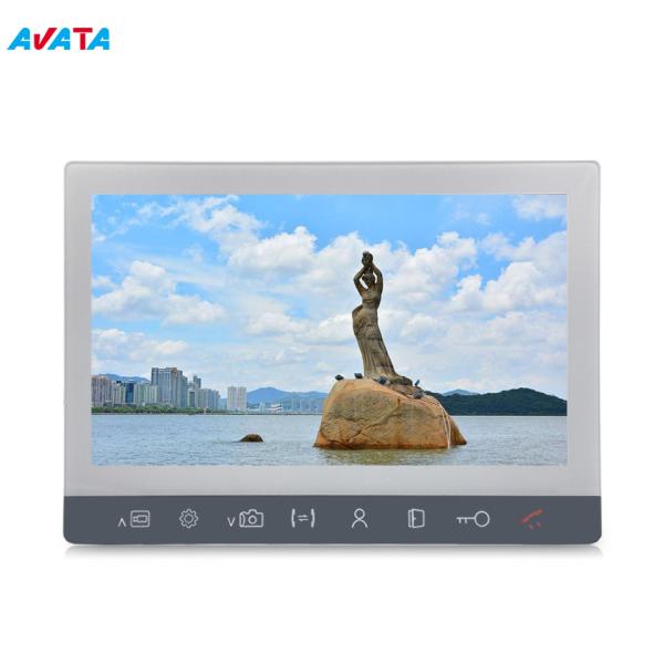 Promotion Multi-Language OSD Menu Silver 2 Wire Video Intercom for Villa House