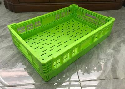 Caixas plásticas do OEM Mesh Structure Fruit And Vegetable para a distribuição