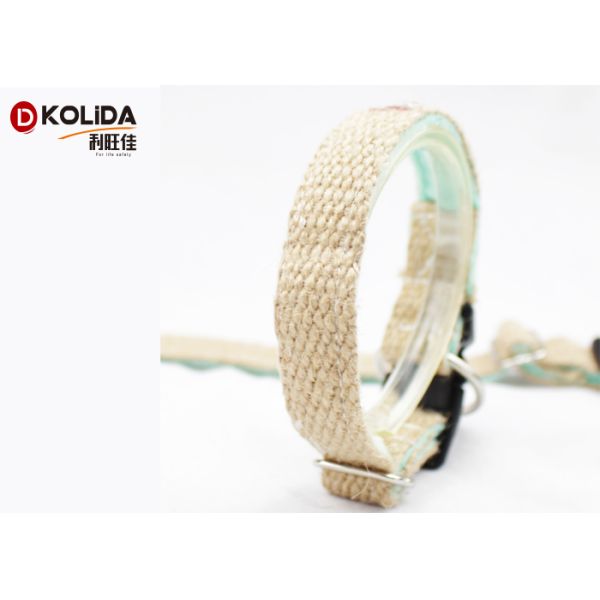 Soft Hemp Material Nylon Dog Collars Easy Clean For Large Medium Small Dogs
