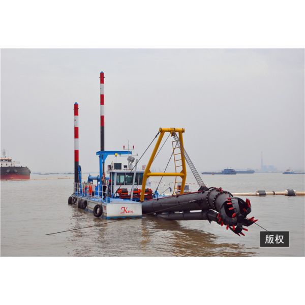 Small Csd200 Head Cutter Suction Dredger Ships 40000 KG Capacity 8 Inch