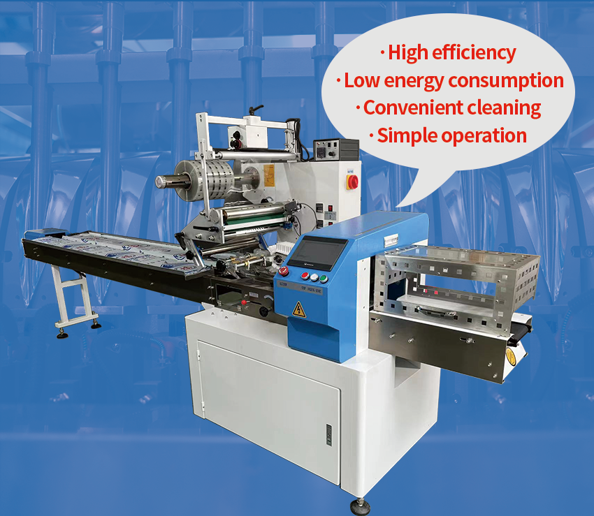 High Quality Durable Bread Baguette Croissant Bagel Pita Toast Sourdough Bread Cookie Donut Noodles Packaging Wrapper Machine