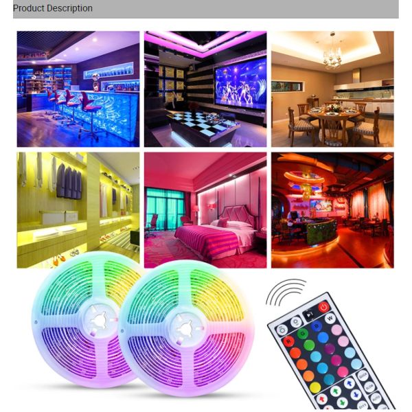 Водоустойчивый свет прокладки СИД USB Bluetooth 5050 RGB DC12V 3m