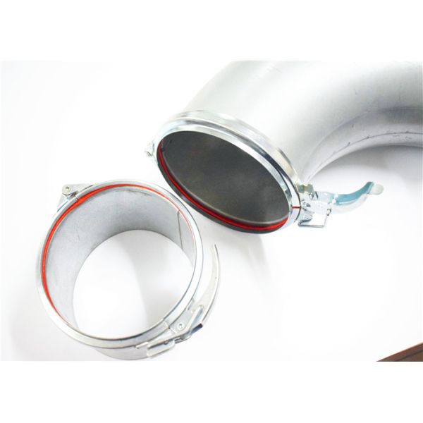 Galvanized Round Air Duct Quick Release Pipe Clamp For Dust Removal System
