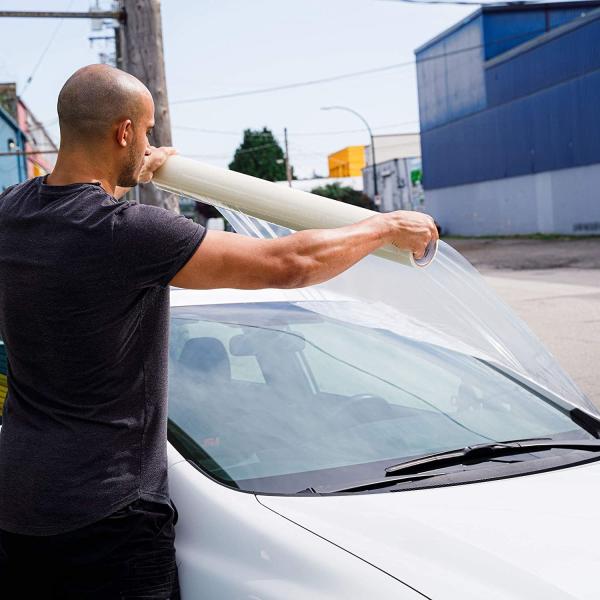 PE Adesivo 4 Mil 36 X 200 Acidente de carro Colisão Esquadrão Auto Adesivo Película de Proteção