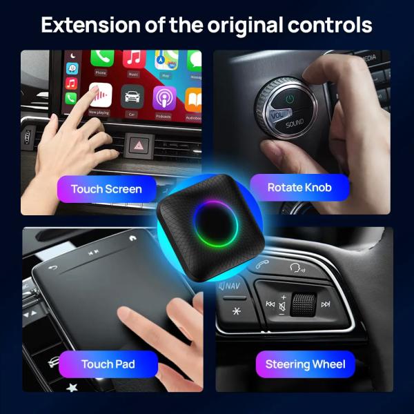 Cpc200 Tbox Ambient 128Gb SDM660 Adaptateur sans fil CarPlay Adaptateur Box Youtube Carplay netflix Carlinkit Ai Smart boîte magique