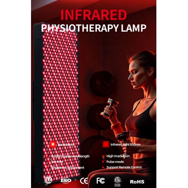  3500W Red Infrared LED Light Timer Therapy Panel Standing 