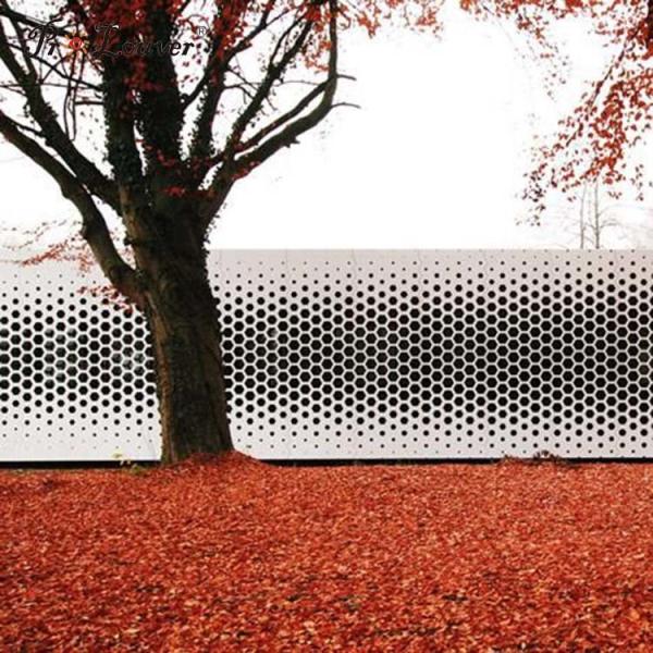Building Decoration PVDF Coating Perforated Aluminum Sheet Metal