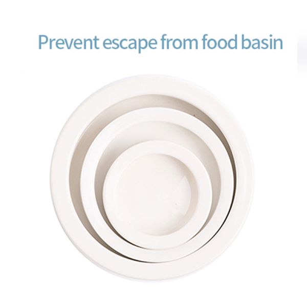 Cuenco para mascotas evita que los gusanos del pan escapen Lagarto Cerámica Plato de agua para alimentos Reptil