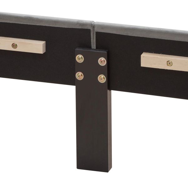 Upholstered Bed Button Tufted with Curve Design-Strong Wood Slat Support-Easy Assembly -Velvet- Platform bed- Queen size