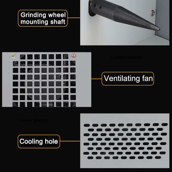 550W Single Head Bench Type Grinding Machine 2800rpm Machine Speed