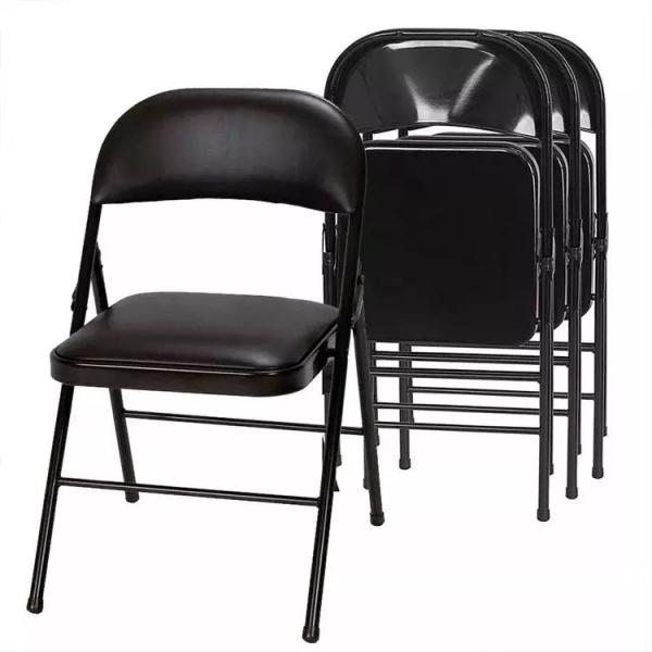 High Durability Commercial Metal Frame Folding Chair For Outdoor Activities