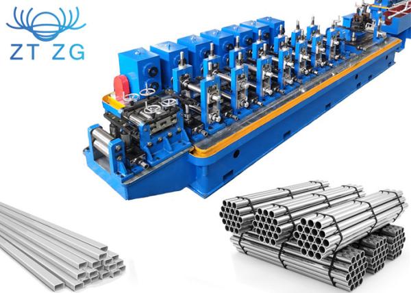 Blue Galvanized Steel Pipe Rail Tube Direct Square To Square Pipe Mill