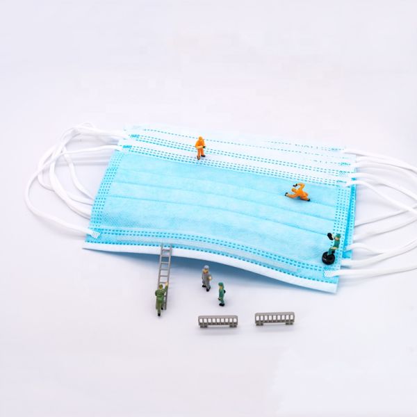 3 Layers Dust Disposable Face Mask No Stimulation High Breathability