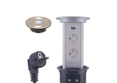 16A 250V motorizou estala acima o soquete, cilíndrico estala acima os soquetes para a cozinha Worktops