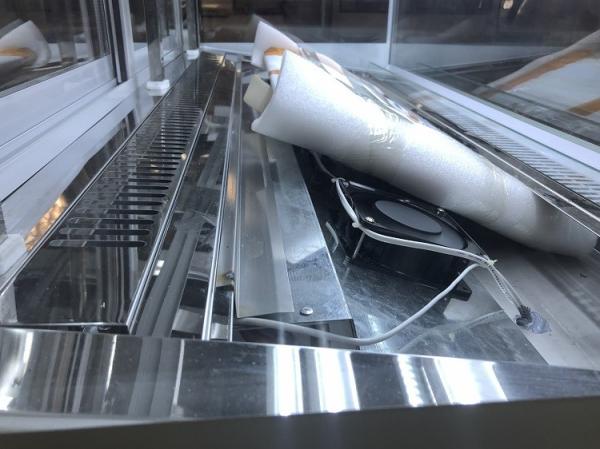 5ft Square Glass Pastry Cake Display Refrigerator