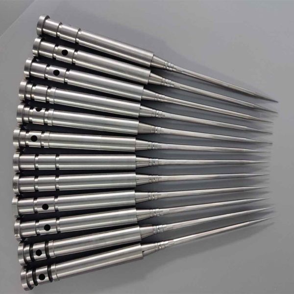 M340 Stainless Mold Steel Core Pin with Long Taper Design for High Precision ±0.005mm Medical Injection Molds