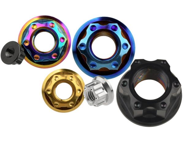 AMS4928 Titanium Hex Nut Titanium Alloy Hexagon Nut M8