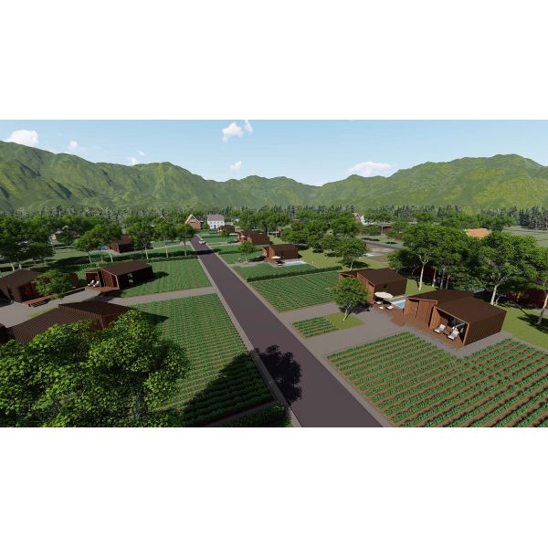 Wood Exterior Turnkey Prefab Homes Garden Backyard Timber Prefabricated Houses