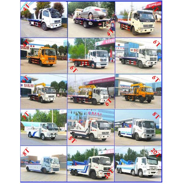 Road Heavy Rescue Tow Trucks 8X4 Diesel Fuel Type / Manual Transmission Type