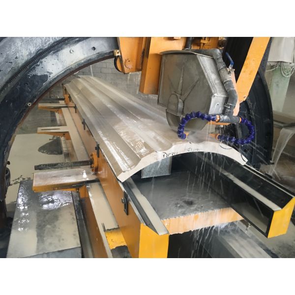 Automatic Roman-Pillar Slot Cutting Machine with 50Hz Frequency 1200*3500 Trolley Size and 20 Feet Container Transport Package