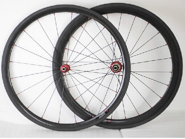 2014 hot sale special assemble 700c carbon wheels 38mm+50mm 23mm clincher for road bike
