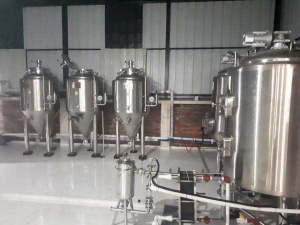 200 litros sistema da erva-benta da cerveja do equipamento da fabricação de cerveja de cerveja com aquecimento do fogo direto