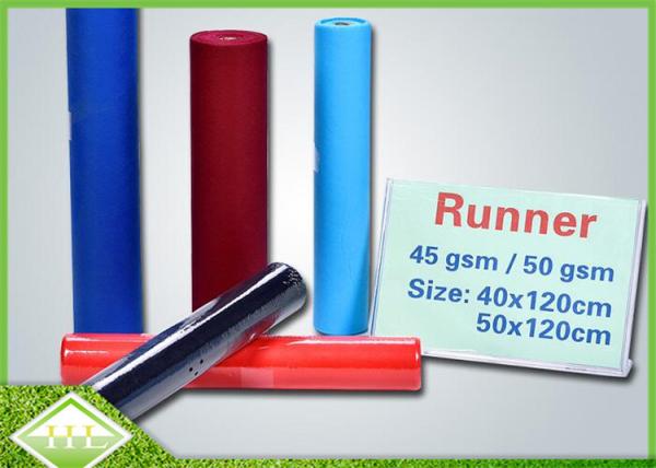 Polypropylene TNT Non Woven Tablecloth 1m*1m Customized Printing Breathable
