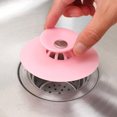 Tipo redondo durável filtro do impulso do dissipador do silicone da cozinha, venda por atacado da fábrica