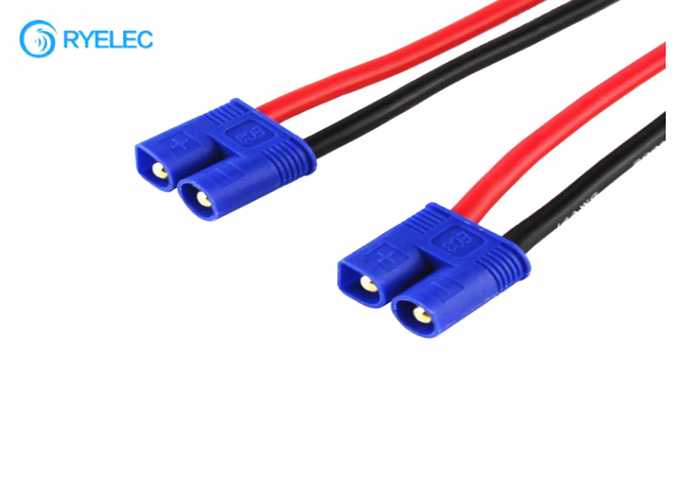 Durable Custom Cable Assemblies EC3 Male To 4mm Banana Charger Splitter Cable
