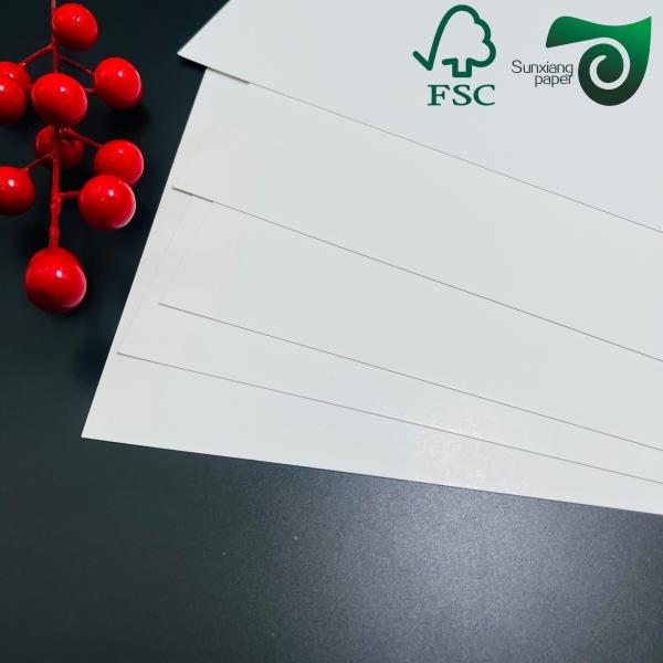 FSC 350g C1S Art Board For Greeting Card Customized Sheet Sizes