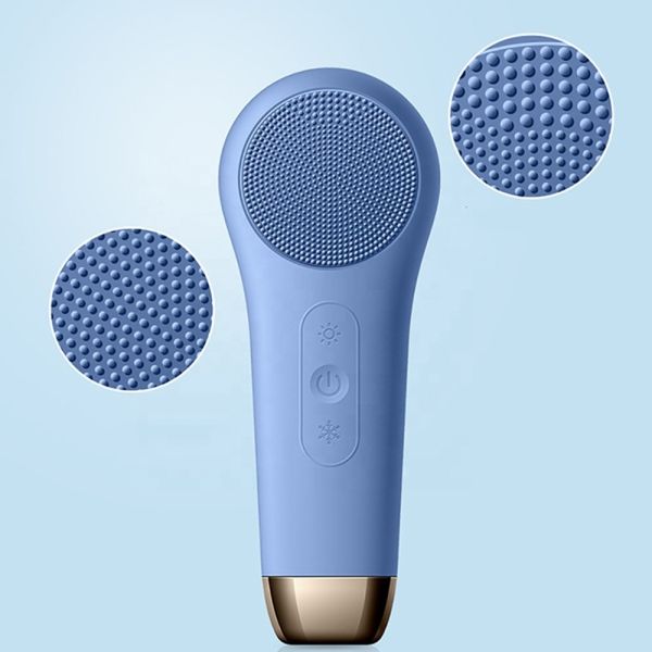 Soothing Vibration IPX5 Waterproof Facial Cleansing Brush for Cold Temperature 15±2C