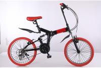 Absorção de choque Bicicleta de viagem dobrável de 20 polegadas Bicicleta de exercício dobrável de seis velocidades