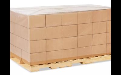 Custom Transparent 72 X 42 X 54 Plastic Poly Pallet Cover Shrouds