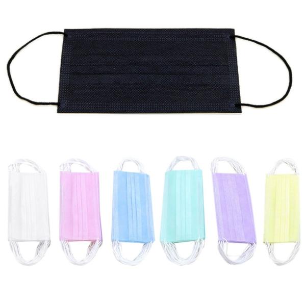 Lightweight 3 Ply Disposable Face Mask , Non Toxic Disposable Pollution Mask