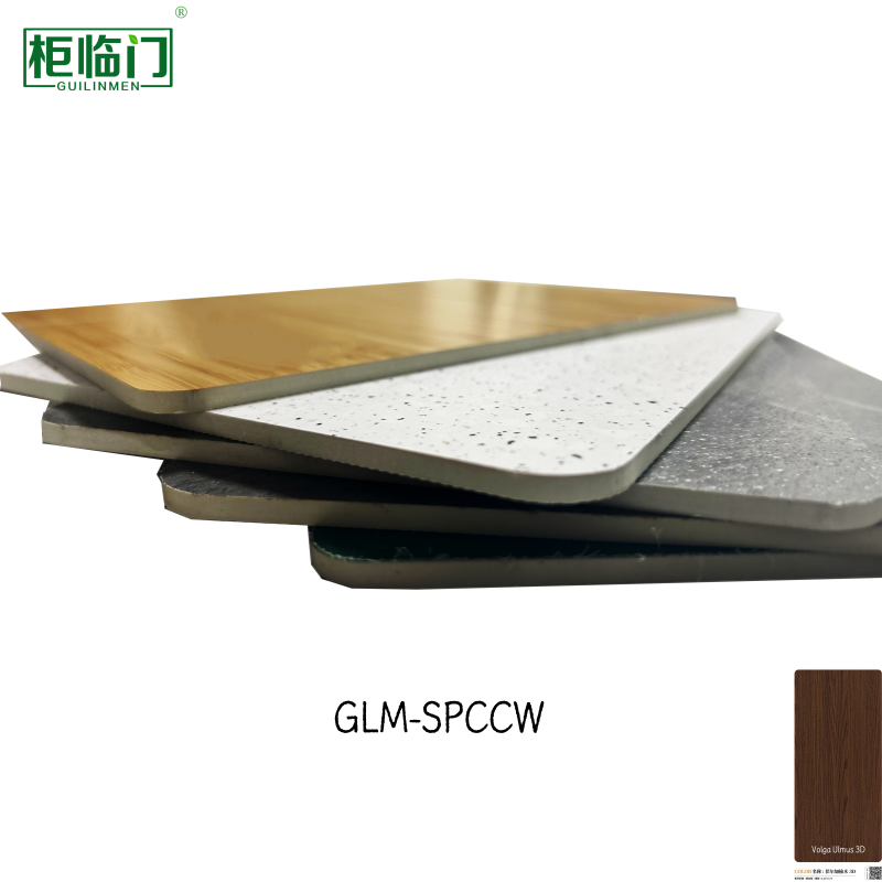 Waterproof SPC Stone Crystal Wall Panel Eco Friendly No Mortar Required