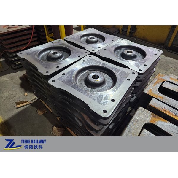 Ковальная стальная грузовая машина корпус верхняя центральная плита железнодорожная поворотная плита