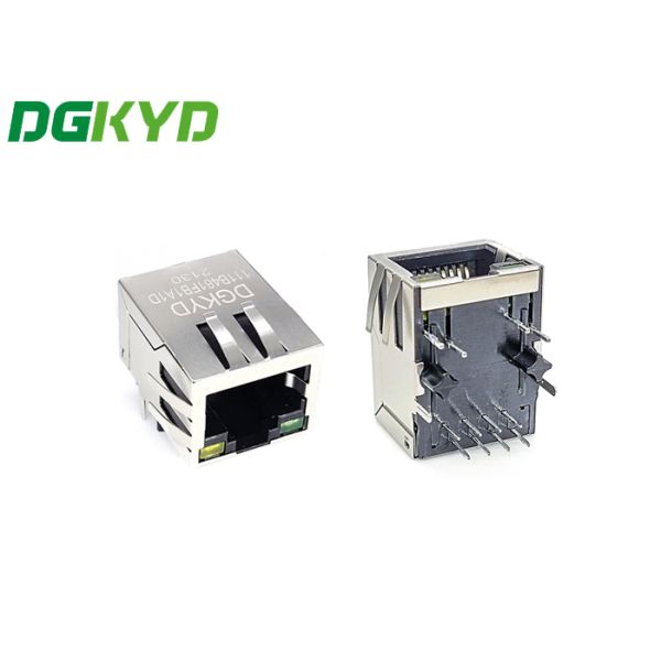 DGKYD111B461FB1A1D Tab Down 1x1 Port 1000 Base-T Ethernet Rj45 Lan Connector