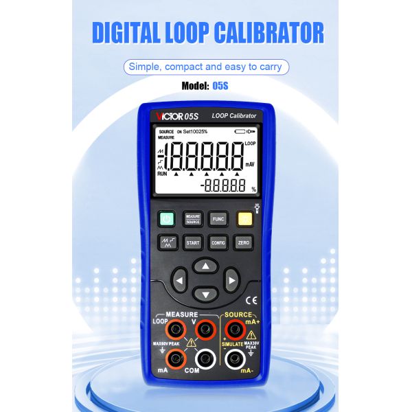 High Precision Voltage Current Loop Calibrator Handheld Auto Signal Generator current loop calibrator