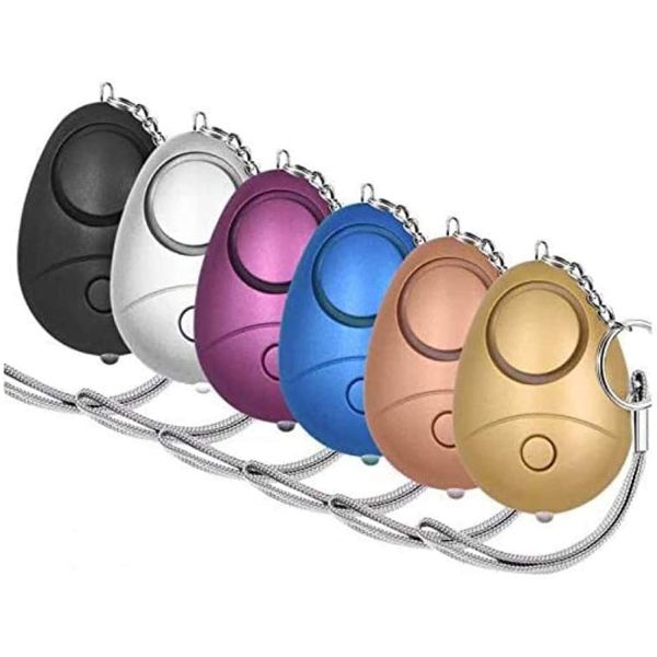 SOS Keychain 140DB 110mA Super Cute Personal Safety Alarm For Elderly Women Men Children