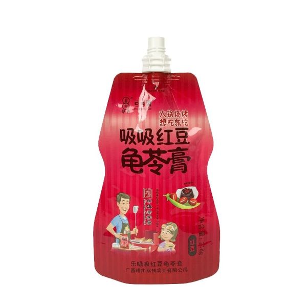 Free Shape Retort Spout Pouch Customized Liquid Packaging Barrier