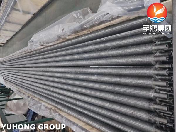 OEM Spiral Wound Finned Copper Tube Tubing 15mm ASME SA179