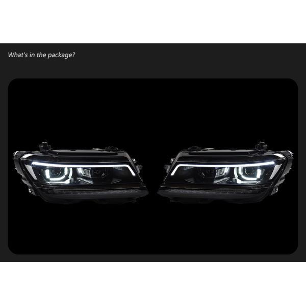 Demillon Turn Signal for Volkswagen Tiguan L Headlight2017-2020 Modified High-End Led Headlights Daytime Running Lights
